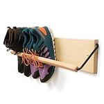 Wall Mounted Shoe Rack - Wooden Ent