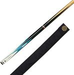 BCE Shockwave Snooker & Pool Cue, Blue/Black, 57" UK