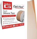 Neo G Opti-Heal Silicone Medical Tape for Wound Care – Medical Surgical Tape Sensitive Skin for Fixation of Wound Dressings, Bandages, Medical Devices - Adhesive First Aid Tape Roll -1 inch x 3.3 yd