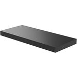 JPND Floating Shelf, Set of 1 Wall Shelf, 30 in W x 12.75 in D x 2 in H Wooden Floating Wall Shelf with Invisible Brackets for Living Room/Bedroom/Bathroom/Kitchen Storage and Decor, Dark Black