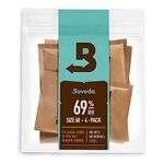 Boveda 69% Two-Way Humidity Control Packs For Plastic, Wood Containers, & Zip Lock Bags – Size 60 – 4 Pack – Moisture Absorbers – Humidifier Packs – Hydration Packets in Resealable Bag