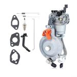 Dual-Fuel Carburetor for Honda for gx160 for gx200 Generator, for lpg Propane Conversion Kit Petrol Gas Engine Replacement Part for carb Assembly