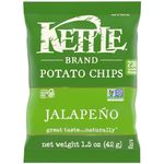 Kettle Brand Potato Chips, Jalapeño, 1.5 Ounce (Pack of 24)