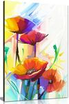 Abstract Oil Painting of Spring Flo