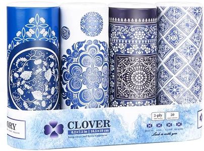 Car Round Canned Tissue Box Perfect Fit Cup Holder Facial Tissues,Cylinder Tube Face Towel,4 Canister 3-Ply Car Napkins For Travel Tissue Bulk Fit Car、Home、Office、school by CLOVER