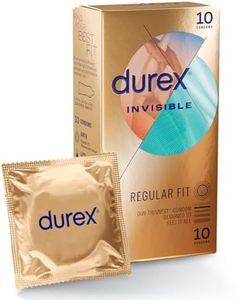 Durex Invisible Regular Fit Condoms Pack of 10