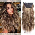 4pcs Clip in Hair Extensions Balaya