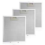 Sousery W10169961A Range Hood Filter Replacement, 5-Layer Aluminum Mesh, Compatible with Whirlpool, Ikea, Kitchen Aid, Jenn Air, 3PCS