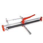 ROJOO 48 inch Manual Tile Cutter Machine Single Slide Rail Adjustabl Ceramic Porcelain Tile Cutting Heavy Duty 1200mm