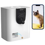 LUSIMPO [2023 Summer Release] Pet Camera with Treat Dispenser, Treat Tossing for Dogs/Cats, Smart WiFi Dog/Cat 1080P HD Camera, Live Video, Auto Night Vision, 2-Way Audio, Free App, No Monthly Fee