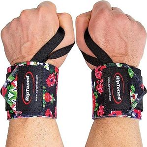 Rip Toned 18” Wrist Wraps - Wrist Straps for Weightlifting - Lift Better, Protect Wrist Pain - Adjustable, Durable, Machine Washable - Wrist Brace for Weightlifting - USPA Endorsed for Men & Women