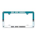 Wincraft NHL San Jose Sharks License Plate with Full Color Frame