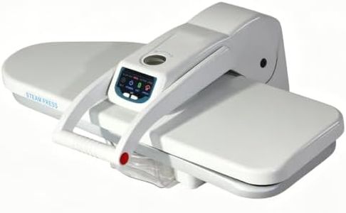 26-Inch Steam Press Machine for Clothes & Linens with Manual Controls