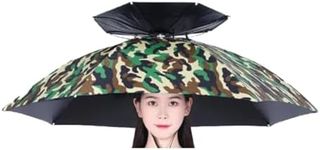 ZOMAKE Umbrella Hat, Double Overhea