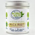 Organic Maca Root Capsules 600mg 90 Capsules by The Natural Health Market • Soil Association Organic Certified