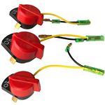 HRuiRed 3pcs ON Off Engine Stop Switch for Honda GX120 GX160 GX200 GX240 GX270 GX340 GX390 Re 36100-ZE1-015