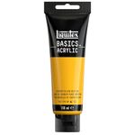 LIQUITEX Basics Acrylic Paint, Cadmium Yellow Deep Hue, 118 ml Tube