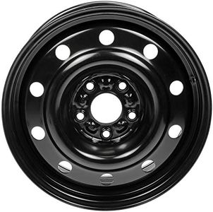 Dorman 939-243 17 x 6.5 In. Steel Wheel Compatible with Select Chrysler/Dodge Models, Black