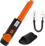 Serplex® Hand Metal Detector High Sensitivity Handheld Metal Detector with LCD Screen and Belt Holster 360° Search Probe Finds Gold Coin Silver Jewelry Waterproof Pinpointer (Battery NOT Included)
