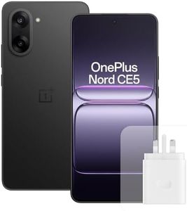 OnePlus Nord CE5 Smartphone 8GB RAM 256GB Storage, 6.77" 120Hz AMOLED, 50MP OIS, 5200mAh Battery, with 80W Charger, Black