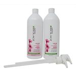 Bundle-4 Items : MATRIX BIOLAGE COLORLAST was Colortheraphie SHAMPOO 1000ml and CONDITIONER 1000ML SET With pumps