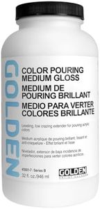 Golden Artist Colors Color Pouring Medium, Gloss Finish, 128 Ounce Bottle (3501-7)