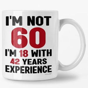 Vivulla68 60th Birthday Gifts For Men Women, 60 Birthday Gifts For Women Men, Birthday Gifts For 60 Year Old Man Woman, 1964 Birthday Gifts For Women Men, Happy 60th Birthday Gift Idea, Turning 60 Mug