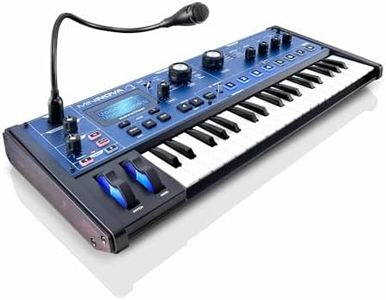 Novation MiniNova Analogue Modelling Compact 37 Mini-key Synth – Tough, compact, powerful mini-synth with pitch-correcting effect vocoder, 256 onboard sounds and five effects per voice layering