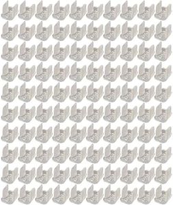 100 Pcs Neon Light Clips, Neon LED Strip Mounting Fixing Clips Holder for Office Home Fairy Light Decoration (for 6-7mm Light)
