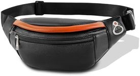 Leather Fanny Pack for Men Women - 