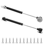 Gas Struts Black 100n Gas Spring Strut Hinges for Furniture Kitchen Cabinets - Set of 2, Brass Core