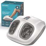 HoMedics Shiatsu Air 2.0 Foot Massager with Heat, Air Compression Massage, 3 Customized Controls, 3 Intensities, and 2-Year Warranty