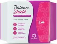NutraBlast Balance Shield Panty Liners - Discharge & Odor-Proof Layers (180mm, 40-Pack)
