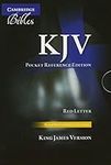 KJV Pocket Reference Bible, Black F