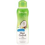 TropiClean Natural Shed Control Shampoo for Pets with Lime and Coconut, Replenish Dogs and Cats Moisture Balance and Nourishes Skin to Effectively Reduce Shedding and Eliminate Tangles, Made in the USA 355 ml