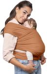 Boba Wrap Baby Carrier - Original Stretchy Infant Sling, Perfect for Newborn Babies and Children up to 35 lbs (Fox)