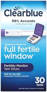 Clearblue Fertility Monitor Test Sticks, 30 Fertility Tests