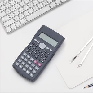 Helect 2-Line Scientific Calculator – Engineering, School & Business, Black