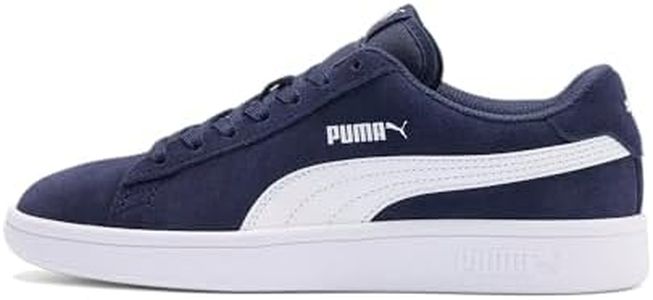 PUMA Unisex Smash v2 Suede Sneakers - Youth 8-16 years Smash Blue