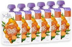 Bubs Organic Sweet Potato, Carrot & Pumpkin Pouch, 4+ Months Baby Food, Veggie Puree Snack, No Added Sugar, 120g (Pack of 6 Pouches)