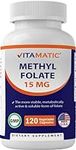 Vitamatic L Methylfolate 15mg - 120