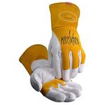 Caiman 1810-4 Welders and Foundry Gloves Gold M