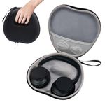 Headphone Case for Sony WH-CH720N/WH-CH520 Headphones, Travel Protective Cover Storage Bag for Storaging WH-CH720N/WH-CH520 Airpods Max Headset (Black)