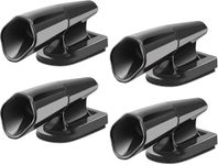 4 PCS Deer Whistles for Vehicles,Deer Whistles Warning for Car Devices,Save Deer Avoid Collisions,Vehicle Forest Driving Animal Alert,Automotive Bell Drive Safe,Fit for Car Truck SUV (Black)