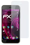 atFoliX Plastic Glass Protective Film compatible with HTC Desire 10 Pro Glass Protector, 9H Hybrid-Glass FX Glass Screen Protector of plastic
