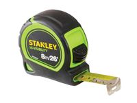 STANLEY HI VIZ TYLON POCKET TAPE 8M