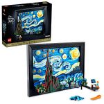 LEGO Adults Ideas Vincent Van Gogh, The Starry Night 21333 Building Kit (2,316 Pieces), Multi Color