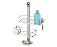 simplehuman Adjustable Shower Caddy, Stainless Steel and Anodized Aluminum