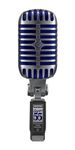 Shure Super 55 Deluxe Vocal Microphone - Vintage Supercardioid Dynamic Unidyne Mic, Iconic Look, Classic Sound - Rugged Die-Cast Casing, includes 5/8" to 3/8" Thread Adapter and Zippered, Padded Pouch