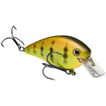 Strike King Square Bill 2.5 Crankbait, Chartreuse Perch, 5/8-Ounce